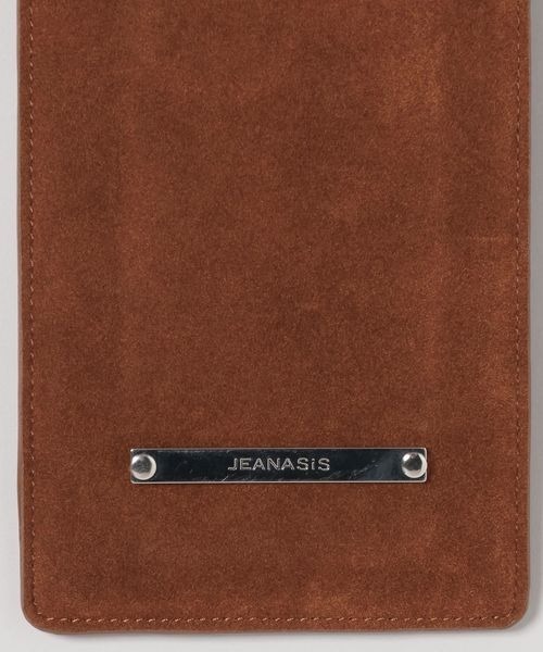 JEANASIS(ジーナシス)の「フェイクスエードスマホケースショルダー/580500(スマホグッズ・レディース・ブラウン/ライトブルー/ブラック・FREE)」の9枚目の写真