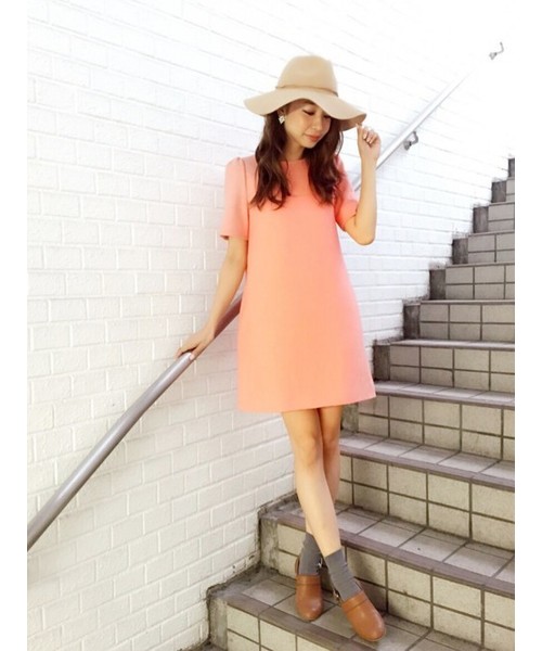 MERCURYDUO（マーキュリーデュオ）の「【GDS】 フェイクスエード細リボンHAT（ハット・レディース・キャメル/ライトグレー/ベージュ系その他・FREE）」の5枚目の写真