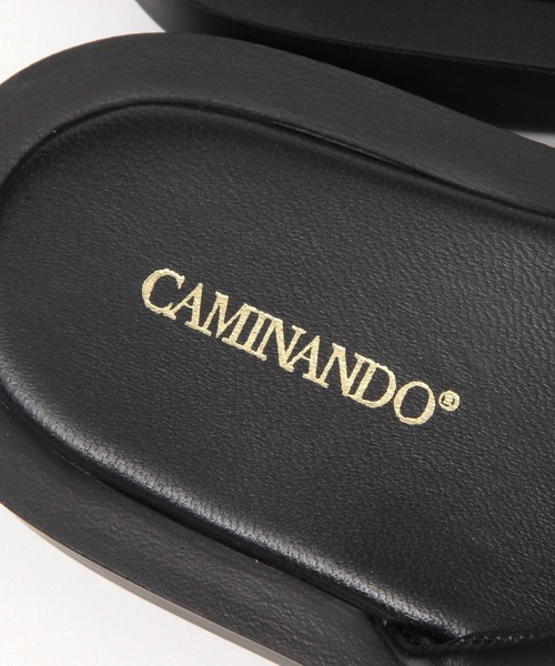 Curensology（カレンソロジー）の「Curensology(カレンソロジー)/【CAMINANDO】パディングサンダル（サンダル・レディース・ブラック/オフホワイト・37/36/38）」の10枚目の写真