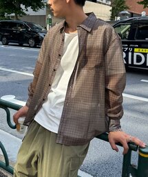 CIAOPANIC | メッシュアソート柄ロングスリーブシャツ(シャツ/ブラウス)