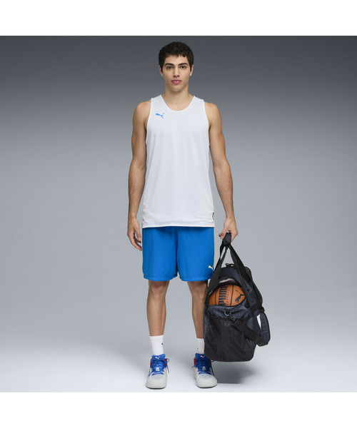 PUMA(プーマ)の「PUMA プーマ メンズ バスケットボール TEAMJAWS リバーシブル ジャージ ノース(Tシャツ/カットソー・メンズ・ネイビー/ブラック×ホワイト/ブルー・MEDIUM/LARGE/SMALL/X-SMALL/X-LARGE)」の15枚目の写真