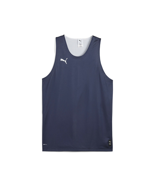 PUMA(プーマ)の「PUMA プーマ メンズ バスケットボール TEAMJAWS リバーシブル ジャージ ノース(Tシャツ/カットソー・メンズ・ネイビー/ブラック×ホワイト/ブルー・MEDIUM/LARGE/SMALL/X-SMALL/X-LARGE)」の4枚目の写真