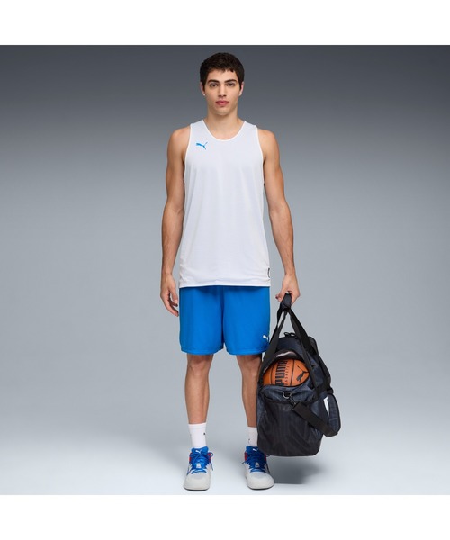 PUMA(プーマ)の「PUMA プーマ メンズ バスケットボール TEAMJAWS リバーシブル ジャージ ノース(Tシャツ/カットソー・メンズ・ネイビー/ブラック×ホワイト/ブルー・MEDIUM/LARGE/SMALL/X-SMALL/X-LARGE)」の6枚目の写真