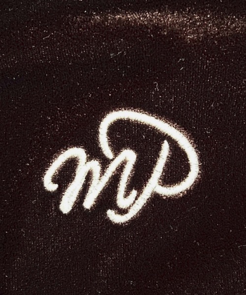moment+(モーメントプラス)の「ワンポイント刺繍配色ラインベロアトラックジャケット(ブルゾン・レディース・ボルドー/ブラウン/ネイビー/ブラック・M/L)」の20枚目の写真