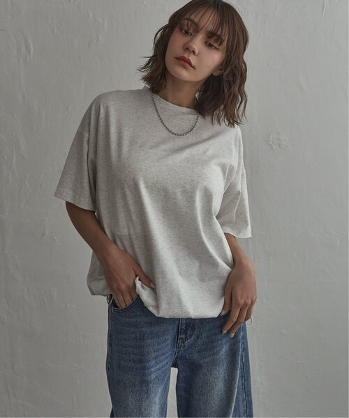 notch.（ノッチ）の「【 notch. by yui 】ドローコードTシャツ（Tシャツ/カットソー・レディース・オフホワイト/ライトグレー/ブラック・M）」の19枚目の写真