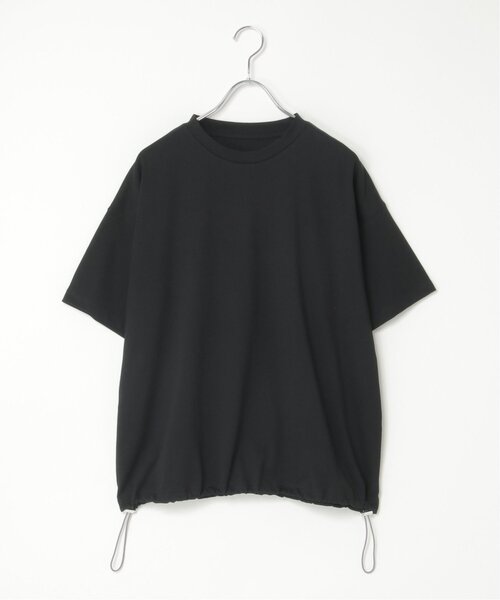 notch.（ノッチ）の「【 notch. by yui 】ドローコードTシャツ（Tシャツ/カットソー・レディース・オフホワイト/ライトグレー/ブラック・M）」の7枚目の写真