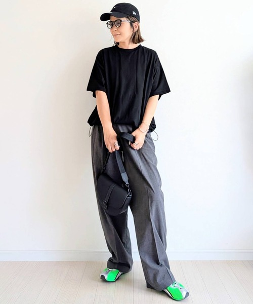 notch.(ノッチ)の「【notch.by yui】ドローコードTシャツ(Tシャツ/カットソー・レディース・オフホワイト/ライトグレー/ブラック・M)」の12枚目の写真