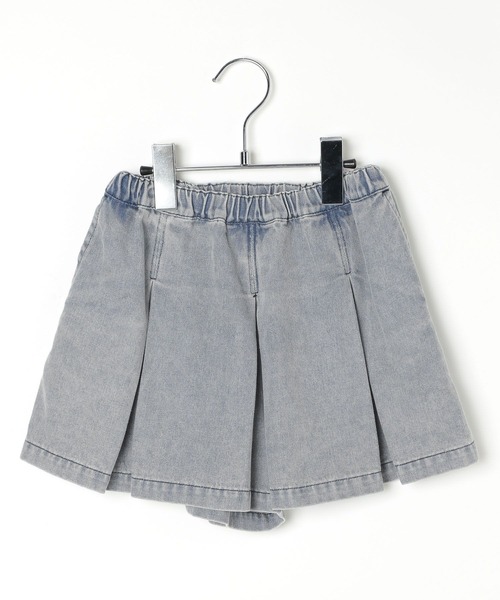 BAYFLOW（ベイフロー）の「[デニム＆迷彩柄♪]アソートプリーツキュロット(KIDS)（その他パンツ・キッズ・カモフラージュ/ブルー/ブラック・110cm/120cm/130cm/140cm/150cm）」の6枚目の写真