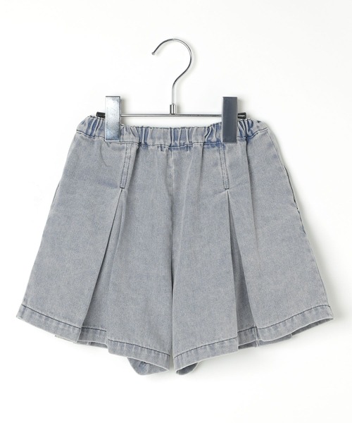 BAYFLOW（ベイフロー）の「[デニム＆迷彩柄♪]アソートプリーツキュロット(KIDS)（その他パンツ・キッズ・カモフラージュ/ブルー/ブラック・110cm/120cm/130cm/140cm/150cm）」の7枚目の写真