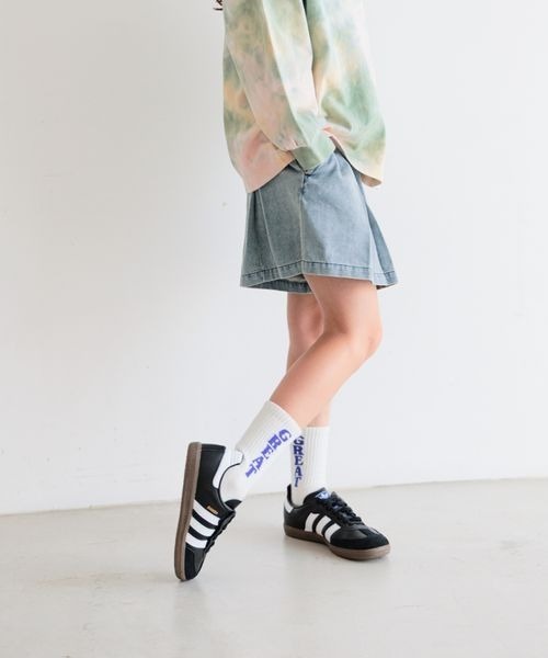 BAYFLOW（ベイフロー）の「[デニム＆迷彩柄♪]アソートプリーツキュロット(KIDS)（その他パンツ・キッズ・カモフラージュ/ブルー/ブラック・110cm/120cm/130cm/140cm/150cm）」の17枚目の写真