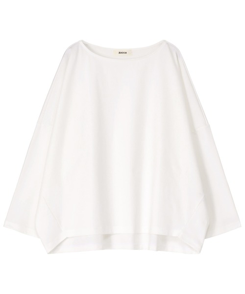 ZUCCa(ズッカ)の「トリコットジャージィー / カットソー / S(Tシャツ/カットソー・レディース・ブラック/ホワイト/ベージュ・M size)」の2枚目の写真