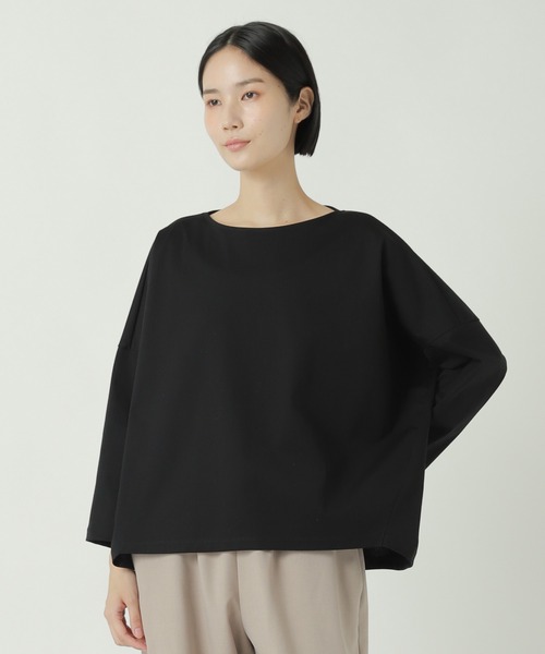 ZUCCa(ズッカ)の「トリコットジャージィー / カットソー / S(Tシャツ/カットソー・レディース・ブラック/ホワイト/ベージュ・M size)」の1枚目の写真