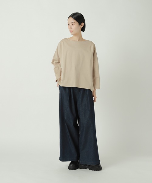 ZUCCa(ズッカ)の「トリコットジャージィー / カットソー / S(Tシャツ/カットソー・レディース・ブラック/ホワイト/ベージュ・M size)」の7枚目の写真