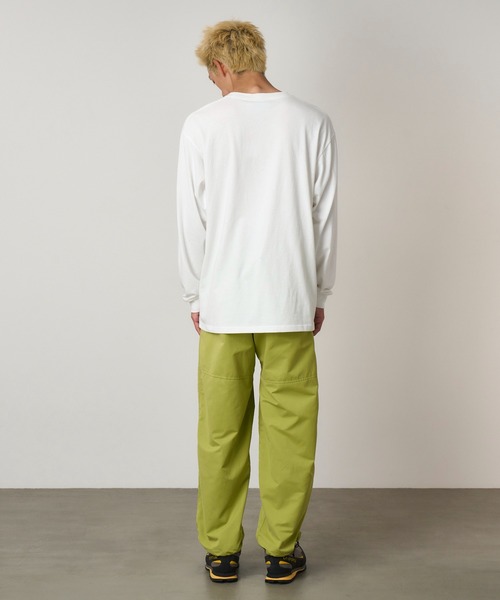 Gramicci(グラミチ)の「ONE POINT LOGO L/S TEE|ワンポイントロゴロングスリーブTシャツ(Tシャツ/カットソー・メンズ・カーキ/ホワイト/ブラック・XXL/S/M/L/XL)」の5枚目の写真