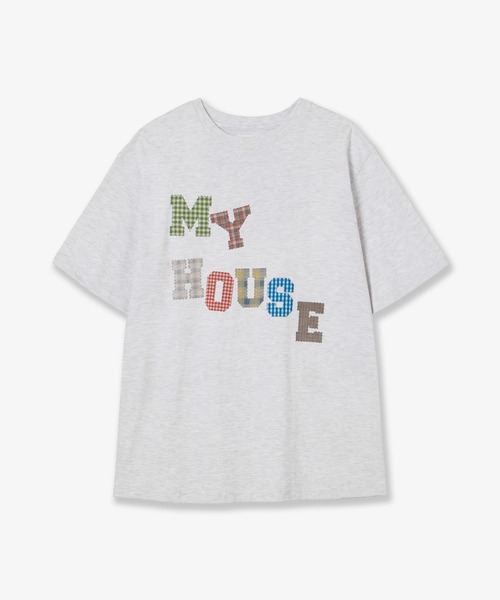 aeae（エーイーエーイー）の「MY HOUSE T-SHIRTS（Tシャツ/カットソー・レディース・ホワイト/ライトグレー・MEDIUM/SMALL）」の2枚目の写真