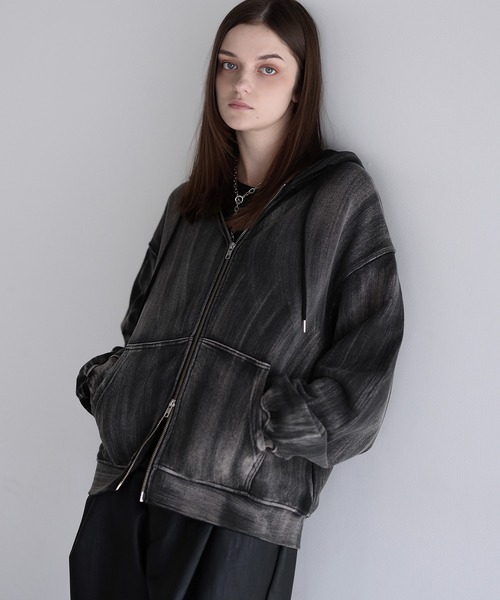 ヴィンテージライクダブルZIPパーカー（パーカー）｜SOCCE（ソーシー