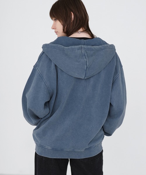 SOCCE(ソーシー)の「ヴィンテージライクダブルZIPパーカー(パーカー・メンズ・グレー系1/ブラック系1/グレー/ブルーグレー/ブラック/ホワイト・XL/L/M/S)」の7枚目の写真