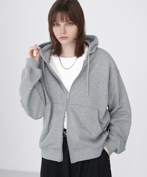 SOCCE(ソーシー)の「ヴィンテージライクダブルZIPパーカー(パーカー・メンズ・グレー系1/ブラック系1/グレー/ブルーグレー/ブラック/ホワイト・XL/L/M/S)」の16枚目の写真