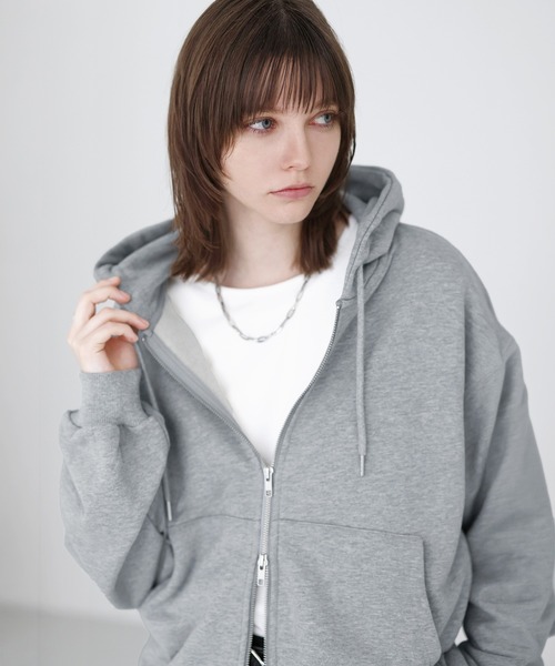 SOCCE(ソーシー)の「ヴィンテージライクダブルZIPパーカー(パーカー・メンズ・グレー系1/ブラック系1/グレー/ブルーグレー/ブラック/ホワイト・XL/L/M/S)」の17枚目の写真