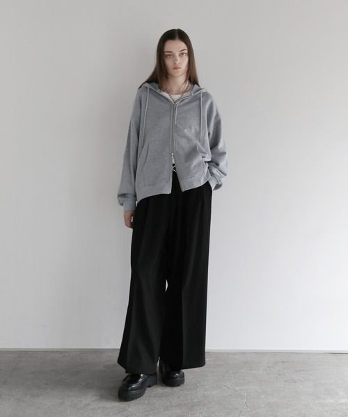 SOCCE（ソーシー）の「ヴィンテージライクダブルZIPパーカー（パーカー