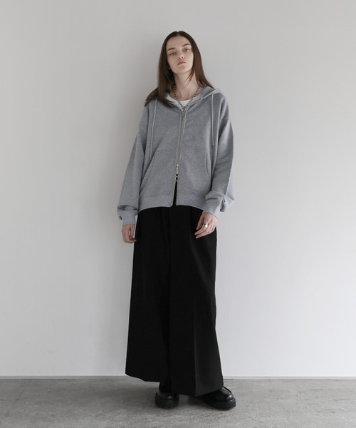 SOCCE（ソーシー）の「ヴィンテージライクダブルZIPパーカー（パーカー