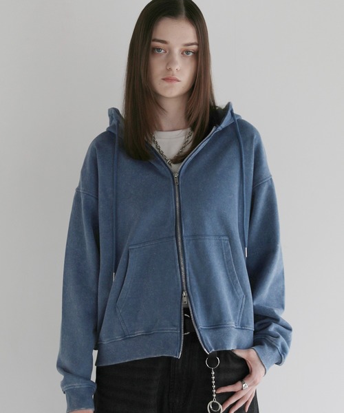 SOCCE（ソーシー）の「ヴィンテージライクダブルZIPパーカー（パーカー