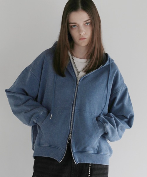 ヴィンテージライクダブルZIPパーカー（パーカー）｜SOCCE（ソーシー