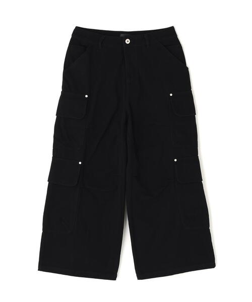 DANKE SCHON(ダンケシェーン)の「DankeSchon/ダンケシェーン/DUCK FLARE BAGGY CARGO PANTS(カーゴパンツ・メンズ・ブラック/ベージュ・L/M/S)」の4枚目の写真