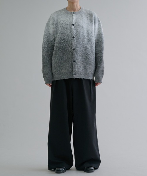 epnok（エプノック）の「2タックワイドバギースラックス（スラックス・メンズ・グレー/ブラック/ブラック系・SMALL/MEDIUM/LARGE）」の9枚目の写真