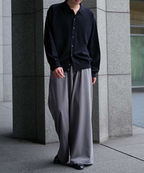 Vintage 90s 00s 2タック ワイド バギー スラックス ブラック Vintage 2タック ワイド バギー スラックス 90s 00s ブラック