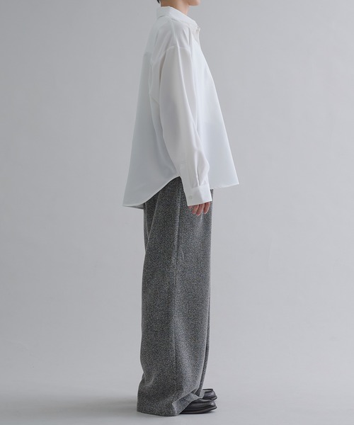 epnok（エプノック）の「2タックワイドバギースラックス（スラックス・メンズ・グレー/ブラック/ブラック系・SMALL/MEDIUM/LARGE）」の15枚目の写真