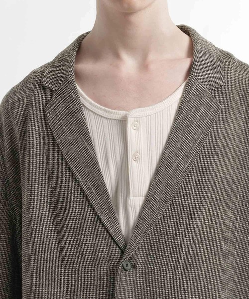 HARE（ハレ）の「【SET UP対応】トランジションジャケット(HARE)（テーラードジャケット・メンズ・ブラック/グレー/グレー系その他・FREE）」の17枚目の写真