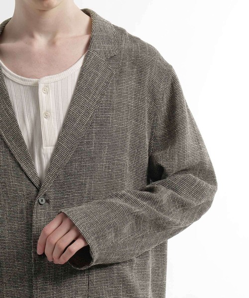 HARE（ハレ）の「【SET UP対応】トランジションジャケット(HARE)（テーラードジャケット・メンズ・ブラック/グレー/グレー系その他・FREE）」の18枚目の写真