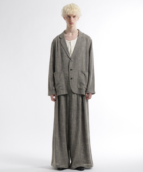 HARE（ハレ）の「【SET UP対応】トランジションジャケット(HARE)（テーラードジャケット・メンズ・ブラック/グレー/グレー系その他・FREE）」の7枚目の写真