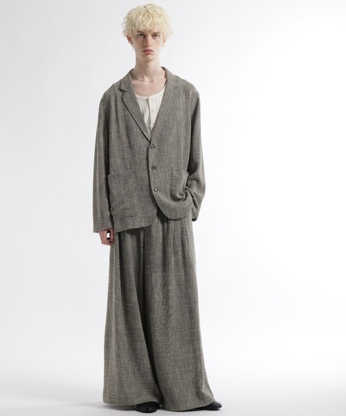 HARE（ハレ）の「【SET UP対応】トランジションジャケット(HARE)（テーラードジャケット・メンズ・ブラック/グレー/グレー系その他・FREE）」の8枚目の写真