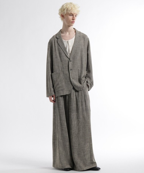 HARE（ハレ）の「【SET UP対応】トランジションジャケット(HARE)（テーラードジャケット・メンズ・ブラック/グレー/グレー系その他・FREE）」の9枚目の写真