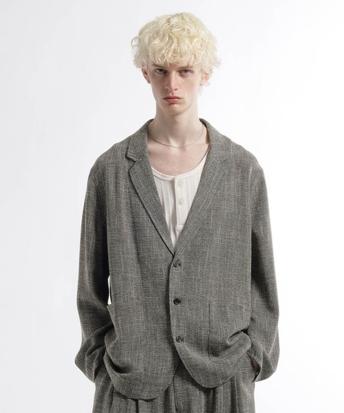 HARE（ハレ）の「【SET UP対応】トランジションジャケット(HARE)（テーラードジャケット・メンズ・ブラック/グレー/グレー系その他・FREE）」の10枚目の写真