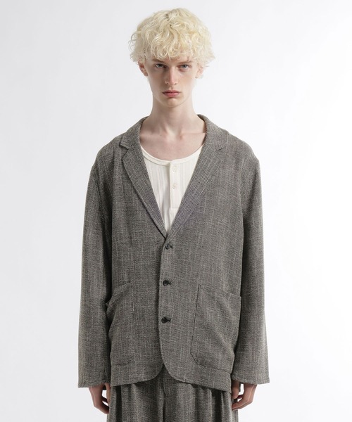 HARE（ハレ）の「【SET UP対応】トランジションジャケット(HARE)（テーラードジャケット・メンズ・ブラック/グレー/グレー系その他・FREE）」の14枚目の写真