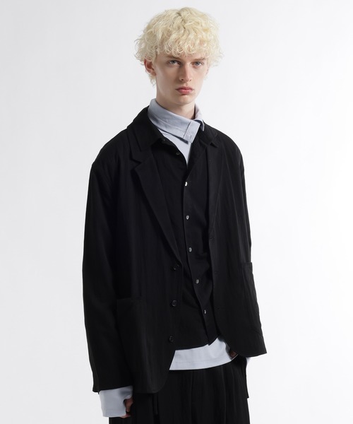 HARE(ハレ)の「【SET UP対応】トランジションジャケット(HARE)(テーラードジャケット・メンズ・ブラック/グレー/グレー系その他・FREE)」の9枚目の写真
