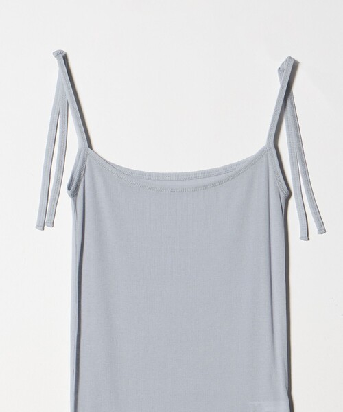 ATTISESSION（アティセッション）の「＜ATTISESSION＞コットン ナイロン リブ マルチウェイ トップス（Tシャツ/カットソー・レディース・オフホワイト/ネイビー/ライトブルー・FREE）」の17枚目の写真