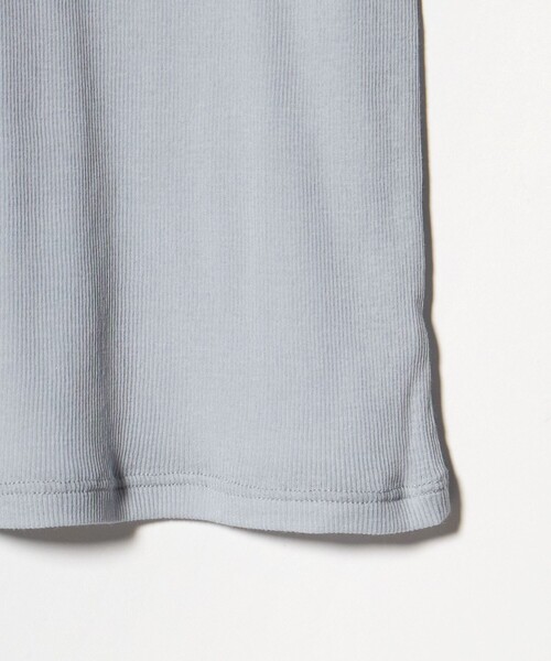 ATTISESSION（アティセッション）の「＜ATTISESSION＞コットン ナイロン リブ マルチウェイ トップス（Tシャツ/カットソー・レディース・オフホワイト/ネイビー/ライトブルー・FREE）」の19枚目の写真