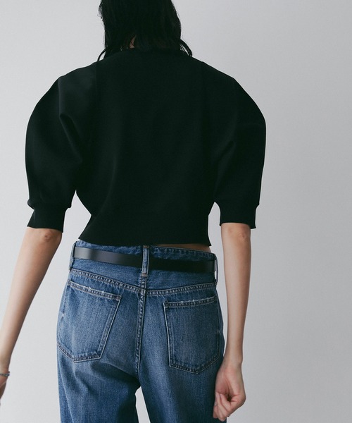 MANOF(マノフ)の「CIRCLE SLEEVE KNIT TOPS(ニット/セーター・レディース・ベージュ/ブラウン/レッド/ブラック・F)」の19枚目の写真