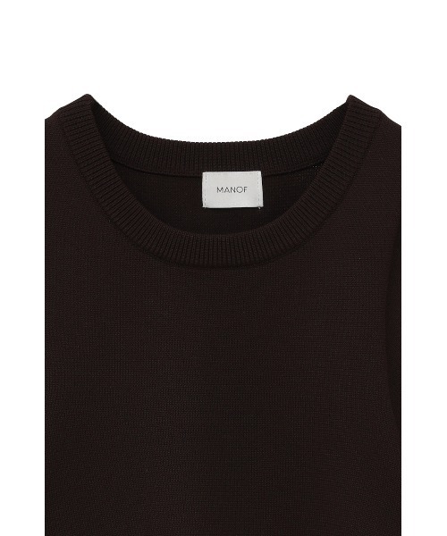 セール】CIRCLE SLEEVE KNIT TOPS（ニット/セーター）｜MANOF（マノフ