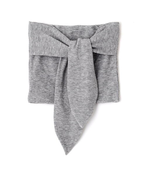 FREE'S MART（フリーズマート）の「◆リボンベアニットソービスチェ（Tシャツ/カットソー・レディース・ネイビー/グレー・FREE）」の3枚目の写真