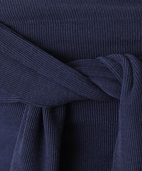 FREE'S MART（フリーズマート）の「◆リボンベアニットソービスチェ（Tシャツ/カットソー・レディース・ネイビー/グレー・FREE）」の22枚目の写真