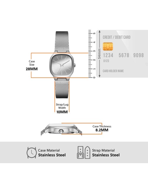 SKAGEN(スカーゲン)の「スカーゲン 腕時計 レディース アナログ ステンレス SKW3163(アナログ腕時計・レディース・シルバー・FREE)」の5枚目の写真