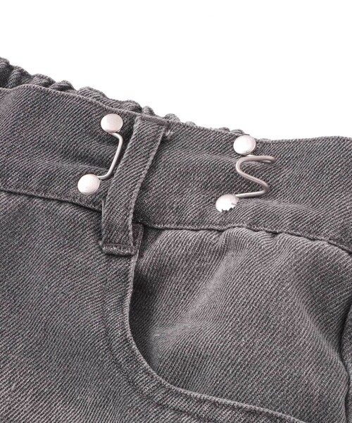 ZIDDY（ジディ）の「ハートプリントワイドデニムパンツ(130~160cm)（デニムパンツ・キッズ・ブルー/グレー・FREE/130cm/140cm/150cm）」の14枚目の写真