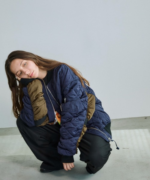 Quilted Bomber Jacket キルティングボンバージャケット（ブルゾン