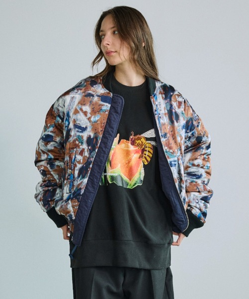 Quilted Bomber Jacket キルティングボンバージャケット（ブルゾン