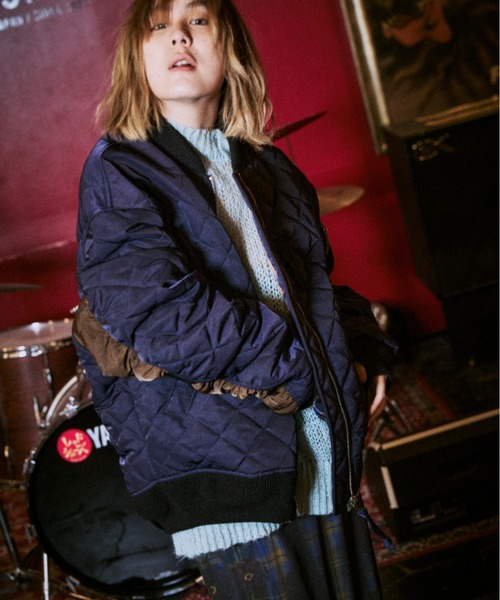 Quilted Bomber Jacket キルティングボンバージャケット（ブルゾン